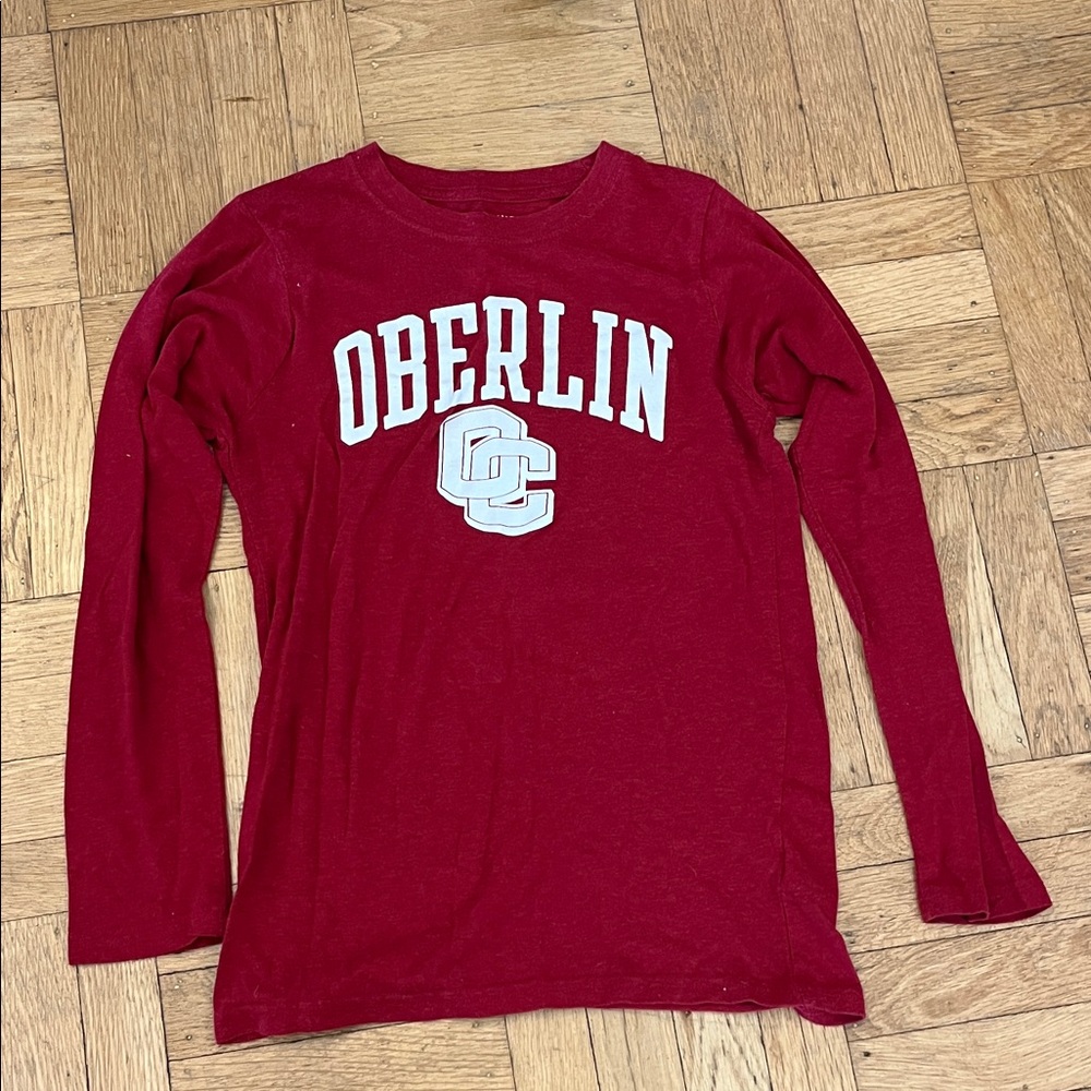 Red Oberlin Long Sleeve Shirt